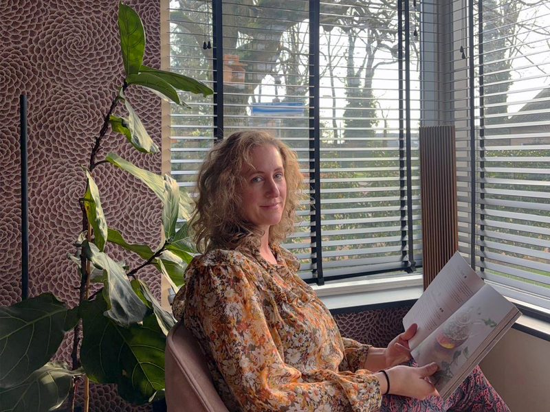 Blad van geneeskrachtige plant